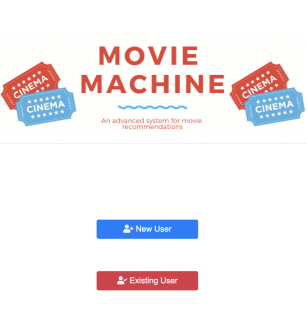Screenshot of dashboard frontpage